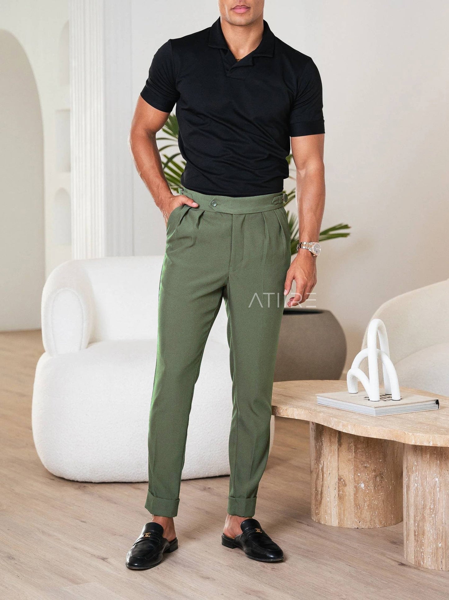 PISTA SIGNATURE ITALIAN GURKHA PANTS BY ATIIRE