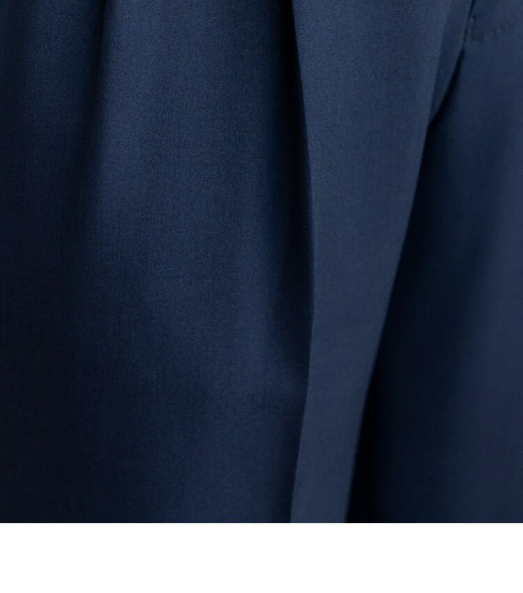 NAVY BLUE CLASSIC BUCKLE GURKHA PANTS BY ATIIRE