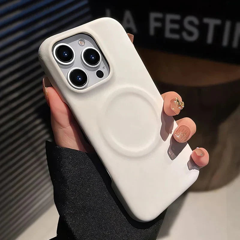 Suede Leather MagSafe Case