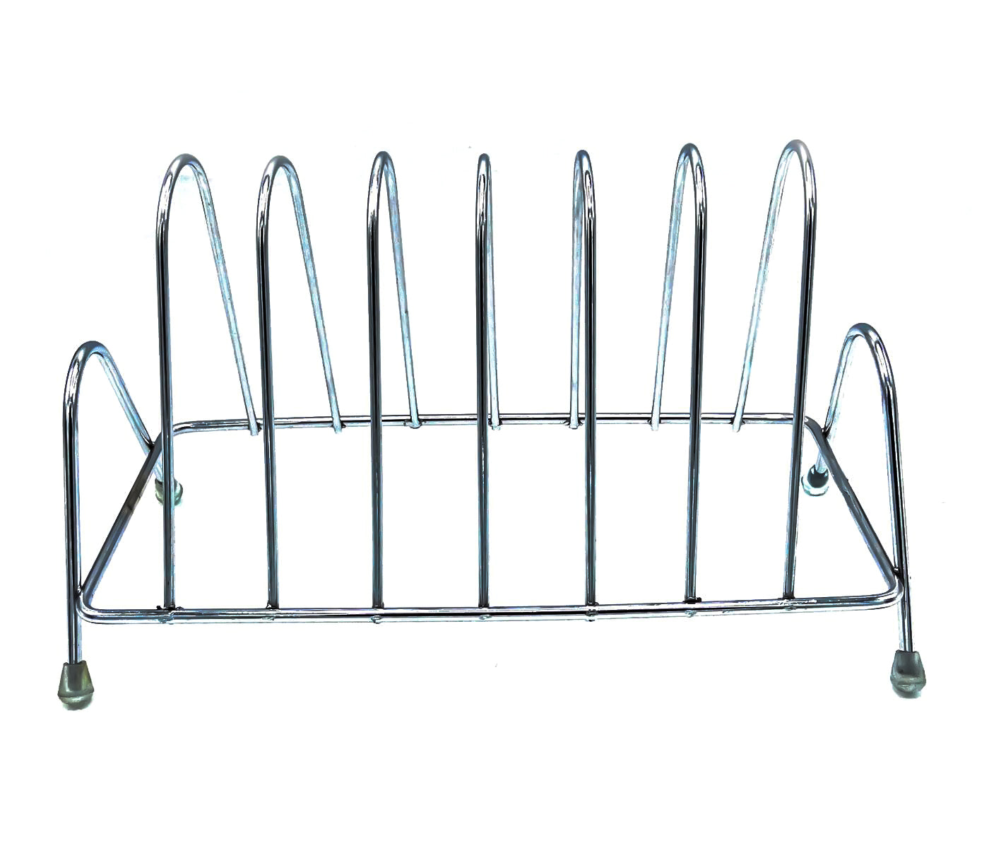 Stainless Steel Square Plate Rack Stand Holder for Kitchen
