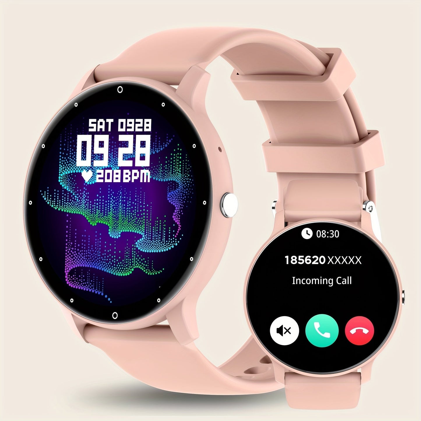1.52"HD Round Screen Sport Smart Watch for Men and Women