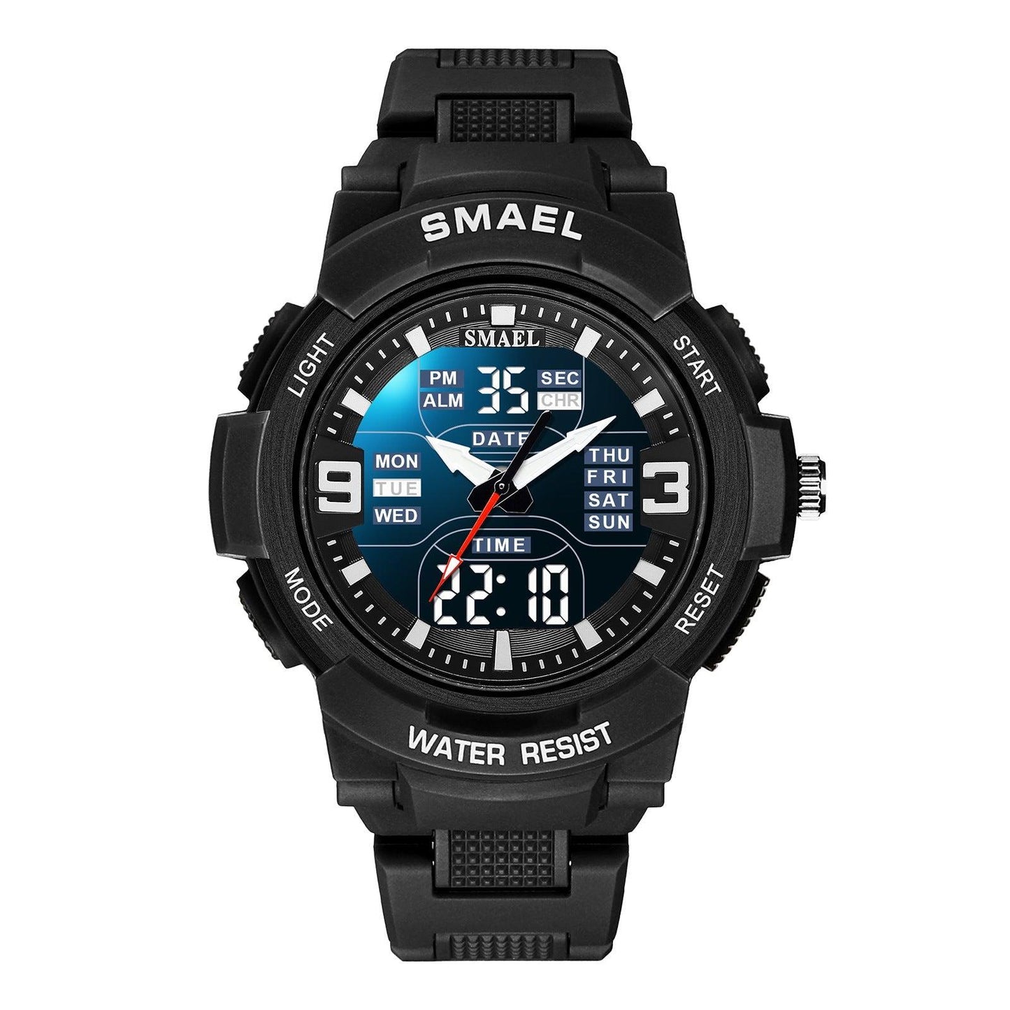 SMAEL 1912 Analog Digital Multifunctional Waterproof Electronic Watch For Men