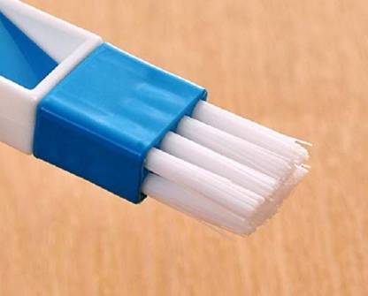 2 in 1 Multi-Function Plastic Window Slot Keyboard Wardrobe Dust Removal Cleaning Brush