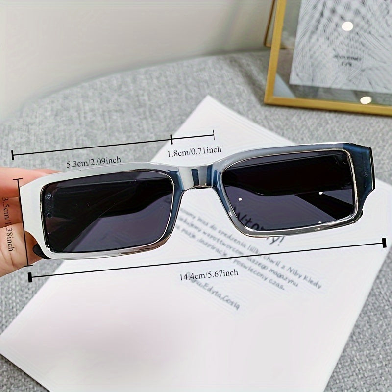 Square Cyberpunk Sunglasses – Trendy Hip-Hop Eyewear for Men & Women