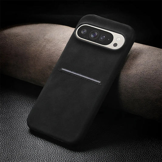 Wallet Pocket Leather Case - Black