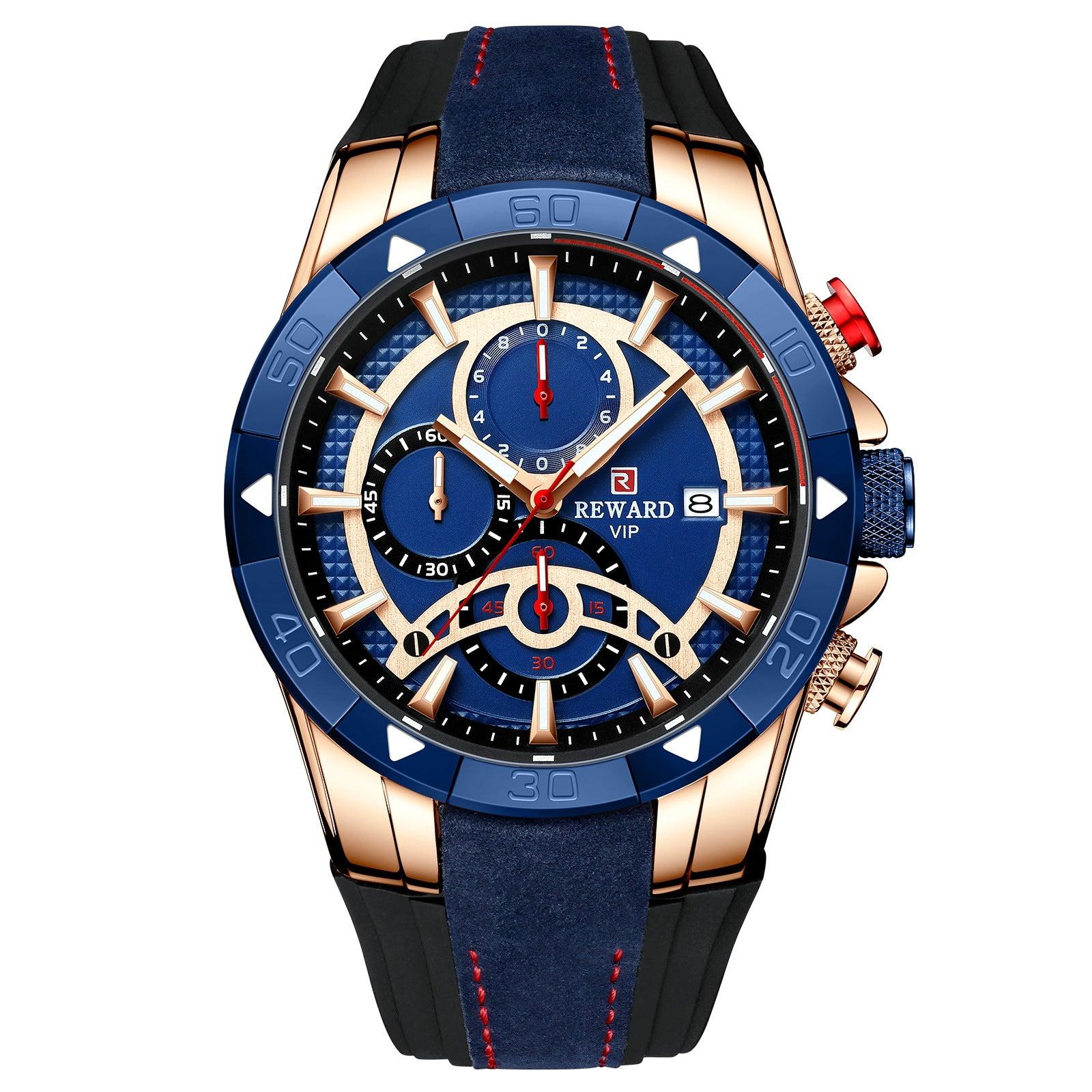 Reward Quartz Watch Six-pin Analog Classic watch for men RD83013M-ML+