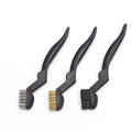 Wire Brush Set Scratch Brush Set for Cleaning Slag Rust and Dust Curved Handle