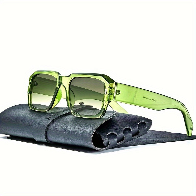 Square Shaped Vintage Luxury Sunglasses for Men