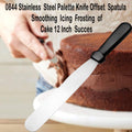 Stainless Steel Palette Knife Offset Spatula for Spreading and Smoothing Icing Frosting of Cake 12 Inch