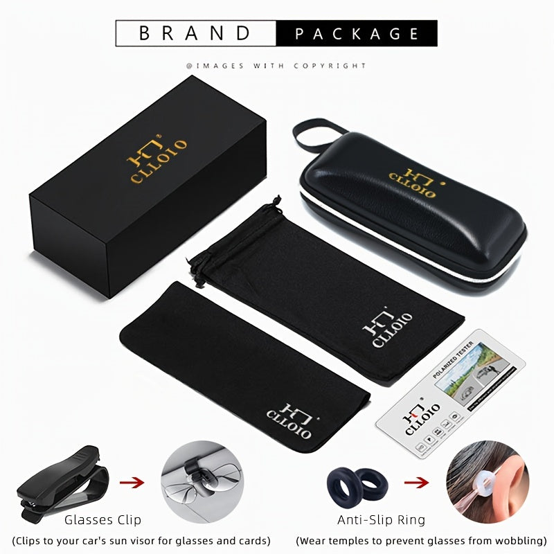 Aluminum Frame Fashion Glasses – Polarized Photochromic Sunglasses