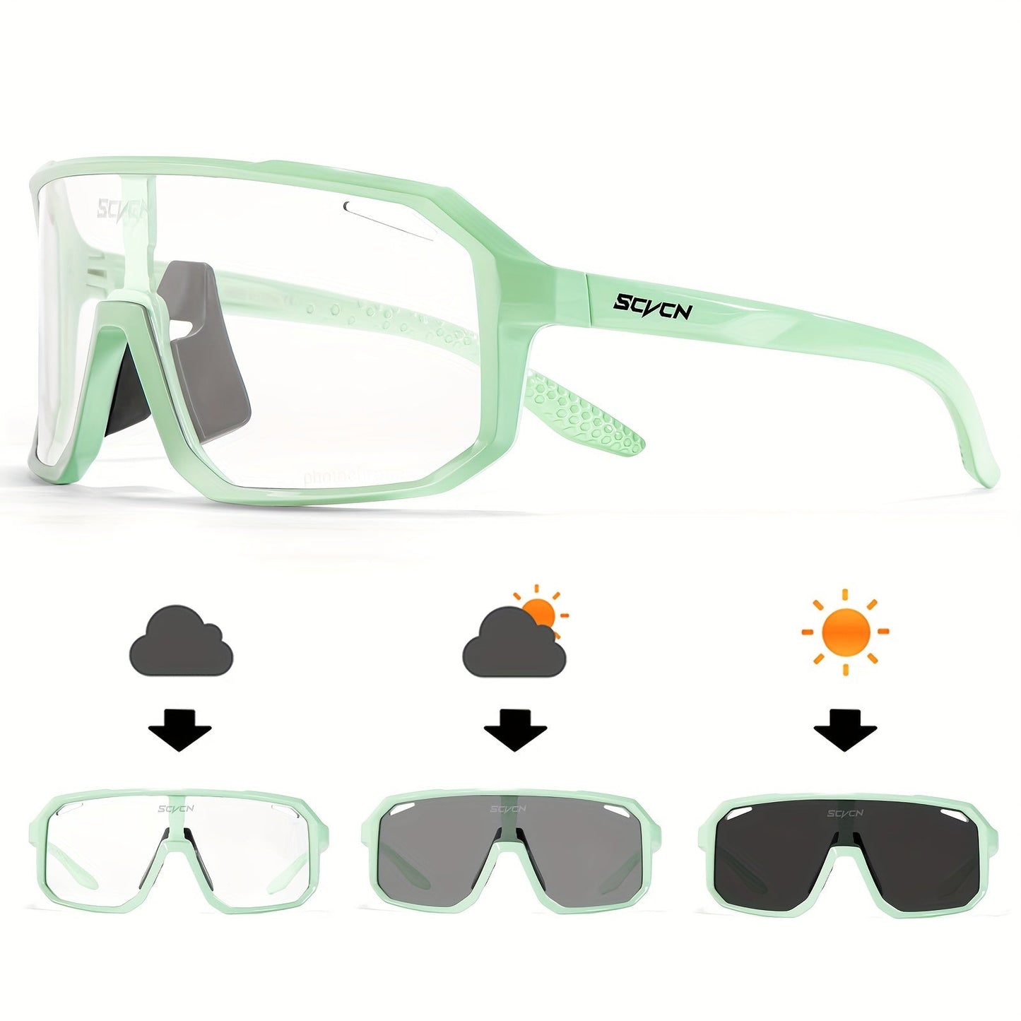 Classic Racing Cycling Glasses – Photochromic Outdoor Eyewear