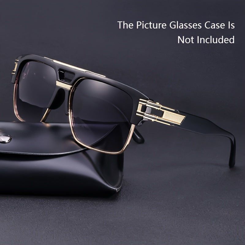 Men's Large Frame Fashion Glasses – Stylish Eyewear for Outdoor Adventures