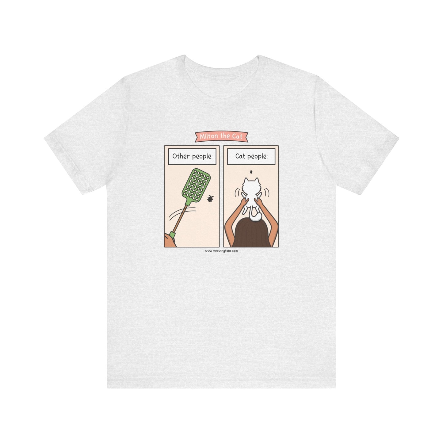Other People vs Cat People Comic T-Shirt