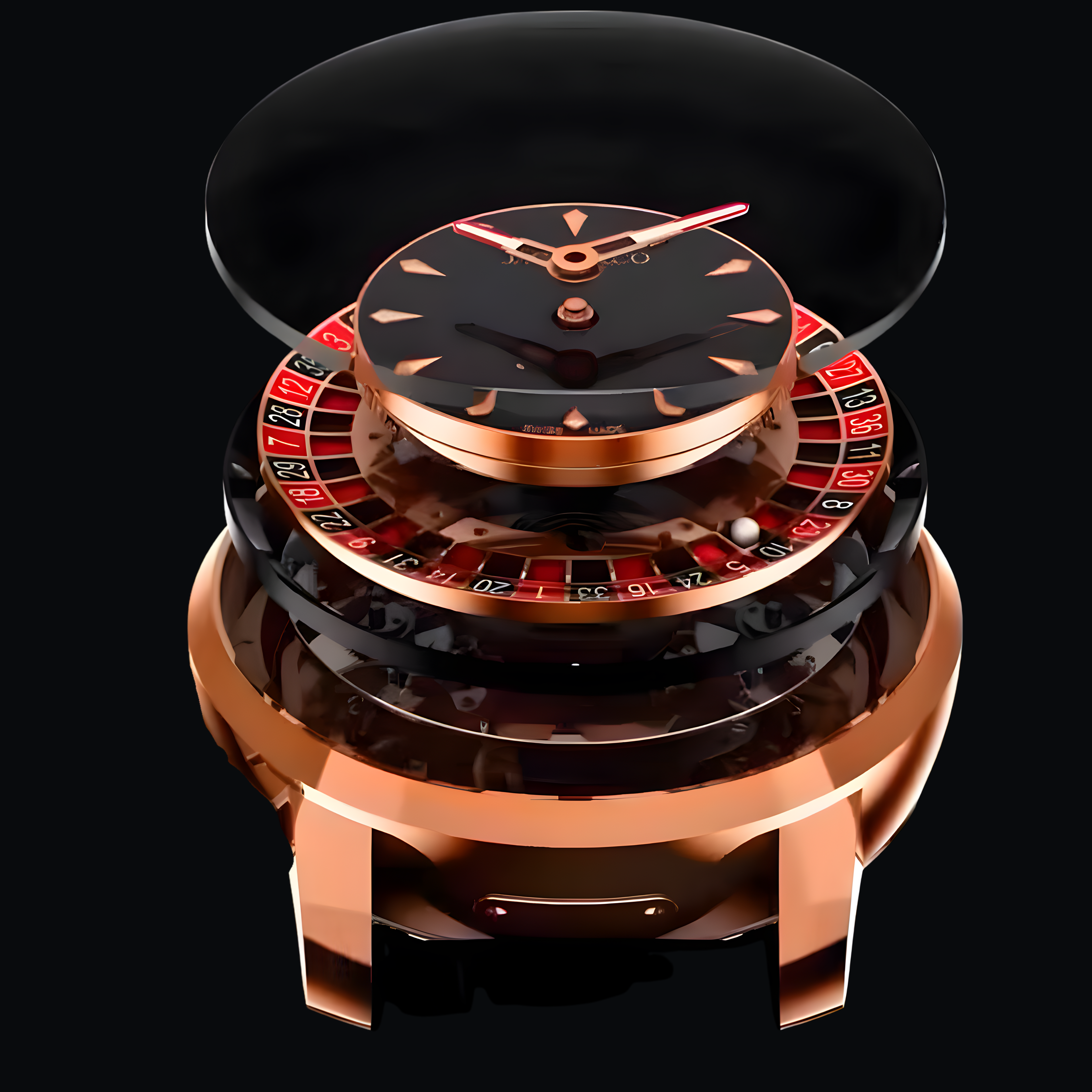 Casino Black | Gyro Watch