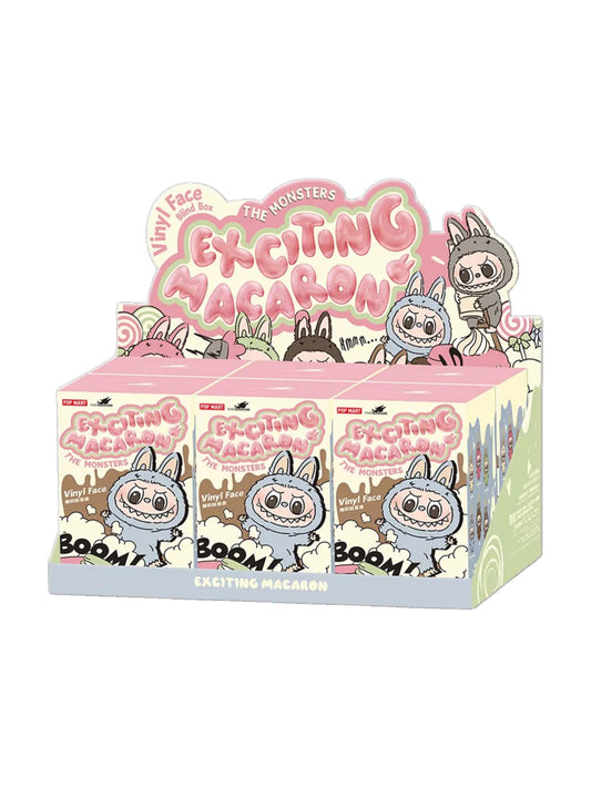 Labubu The Monsters Tasty Macarons Vinyl Face Sealed Case (6 Blind Boxes)