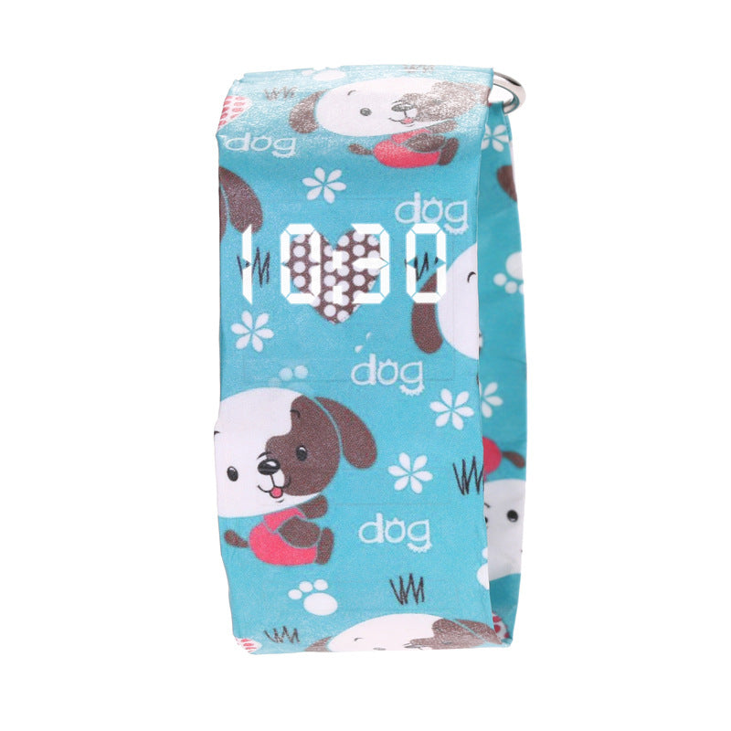 DuPont Paper LED Watch – Minimalist Black Design