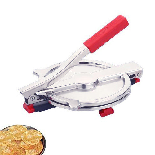 Manual Stainless Steel Puri Press Machine/Maker with Handle (6 inch)
