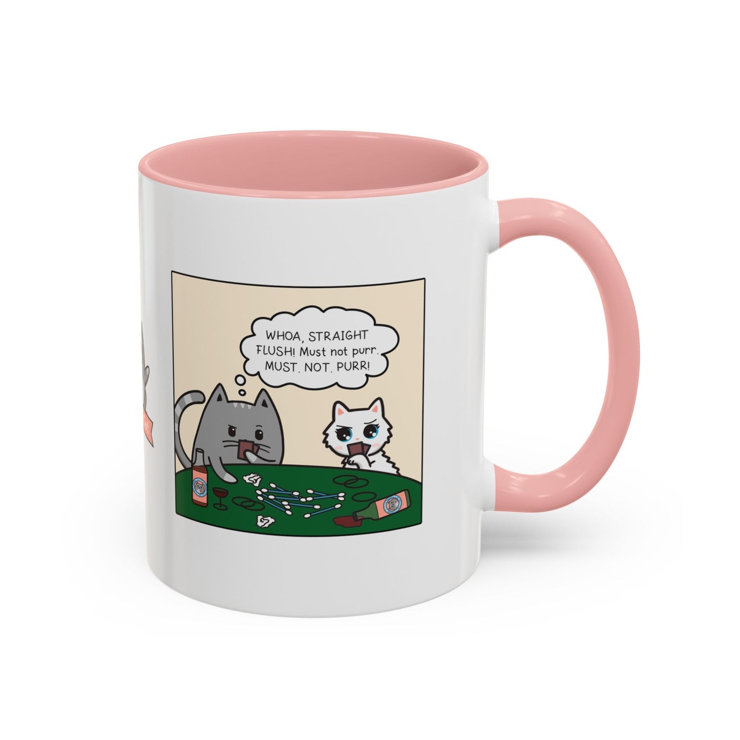 Cat Poker Comic Mug
