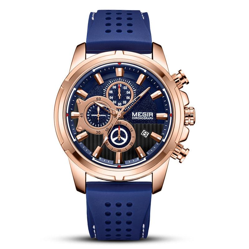 Megir Quartz Chronograph Watch For Men 2101