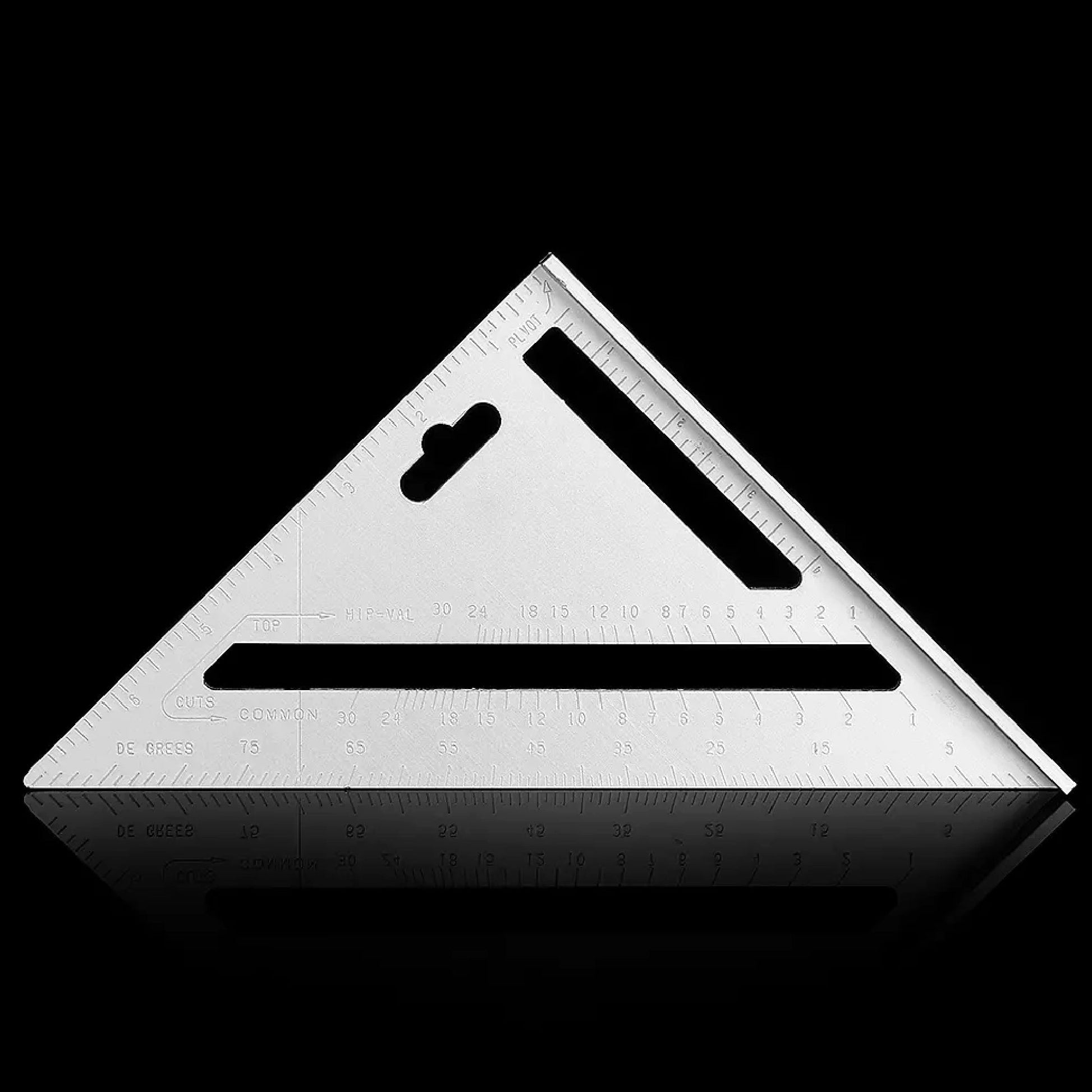 Double Side Scale Triangle Measurement Hand Tool