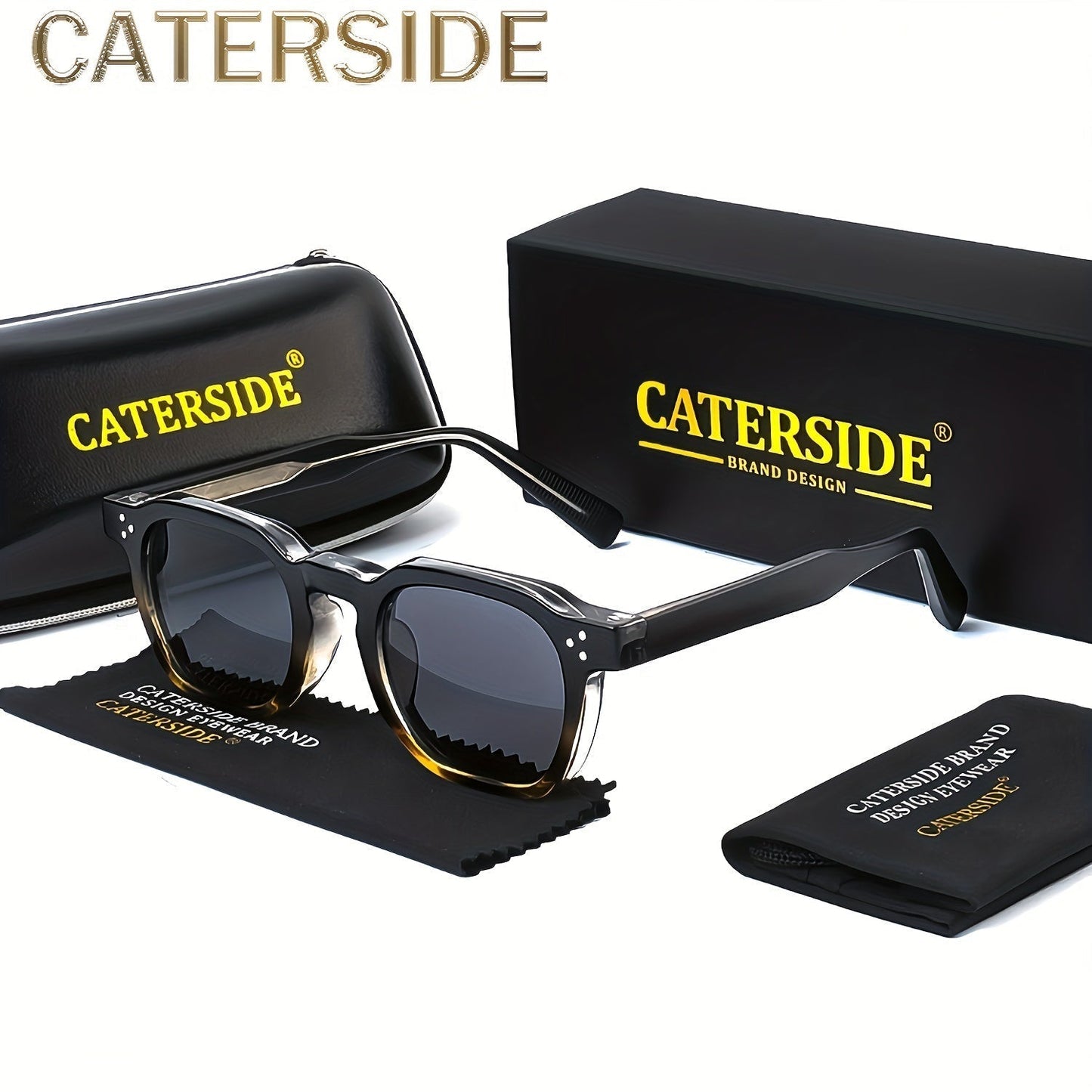 Caterside Fashion Glasses – Versatile Square Frames for All