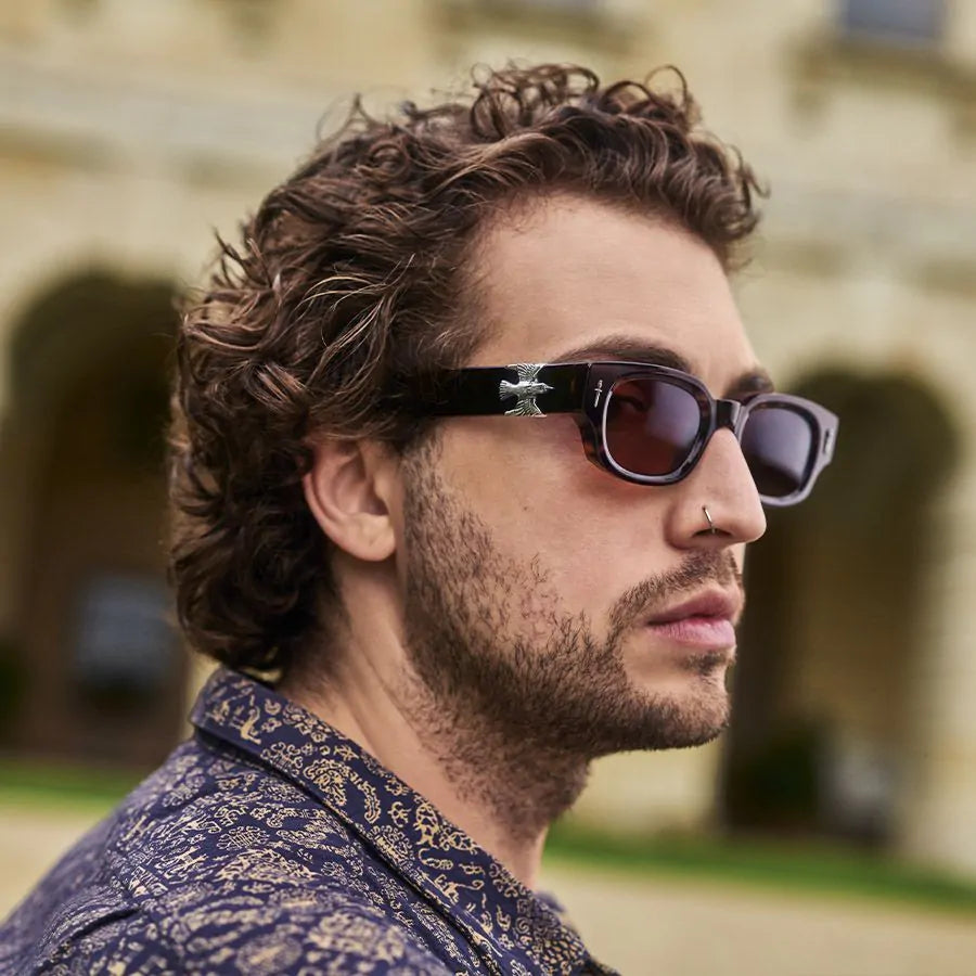 Limited Edition Rectangle Frog Soaring Sunglasses For Unisex-SunglassesCraft