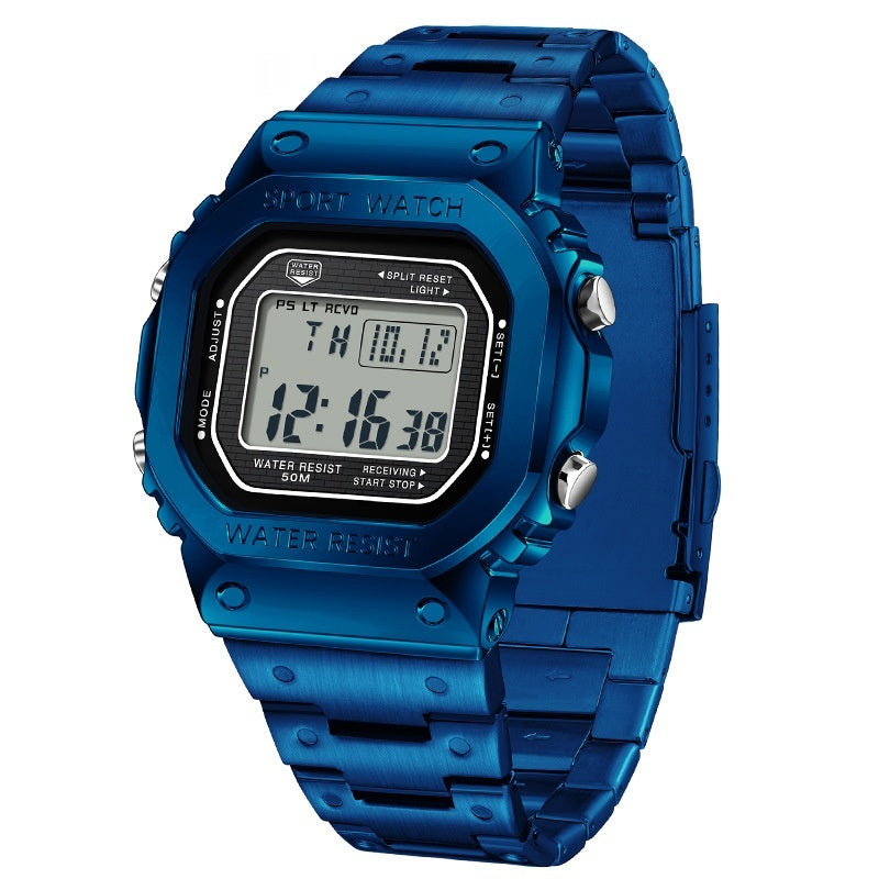 Sanda Steel Digital sport watch for Men 2162