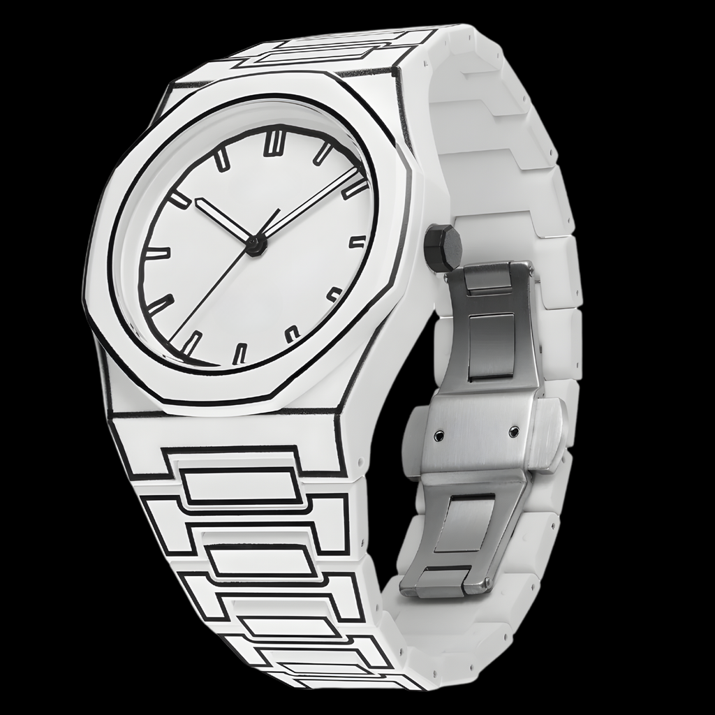 EQUES SKETCH WHITE WATCH