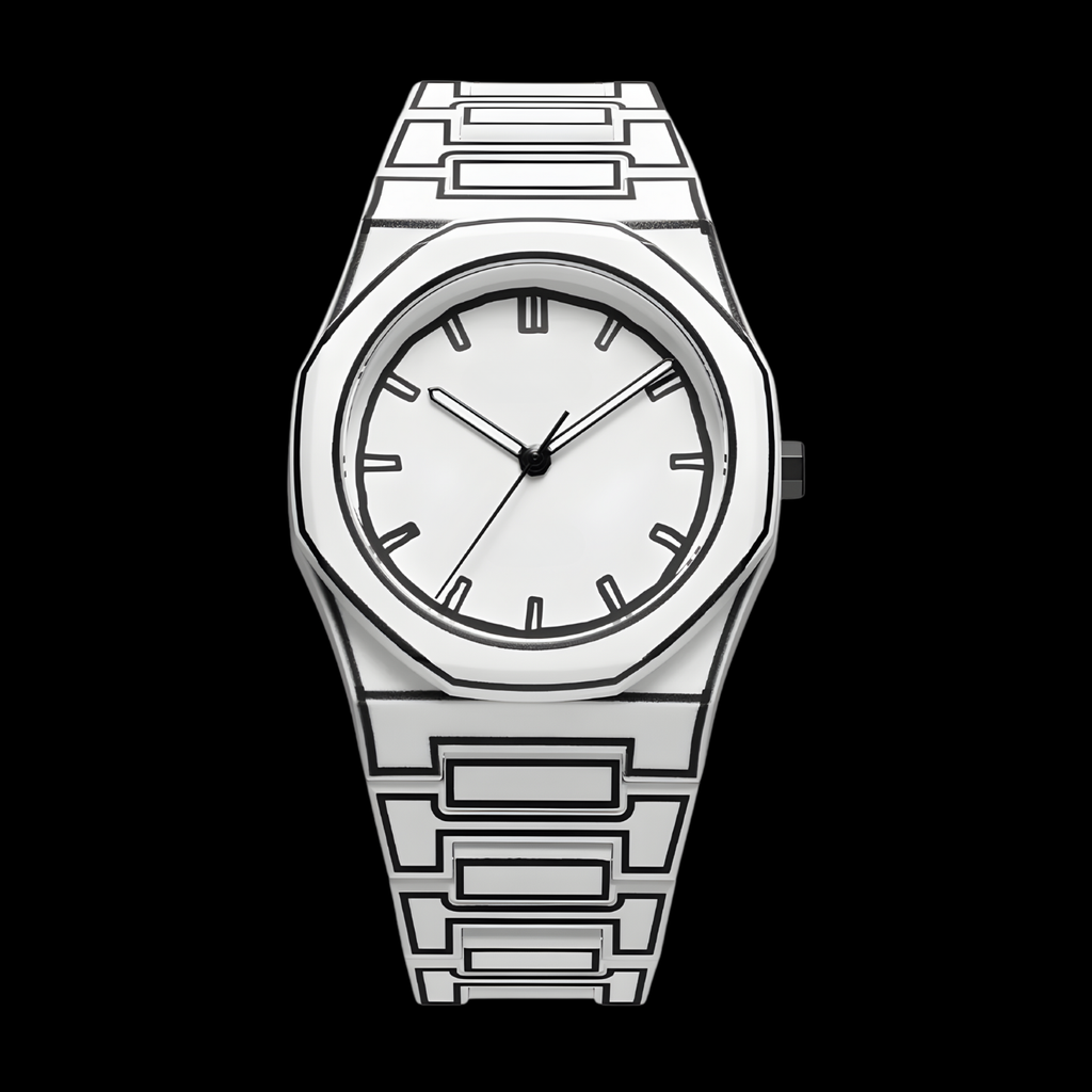 EQUES SKETCH WHITE WATCH