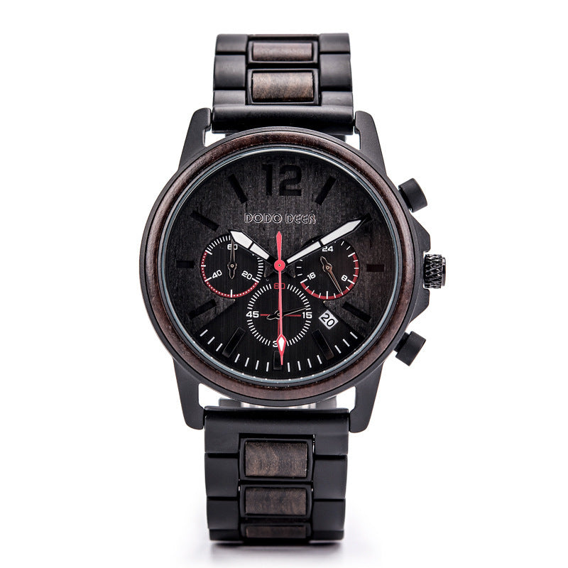 DODO DEER Wooden Quartz Watch For Men