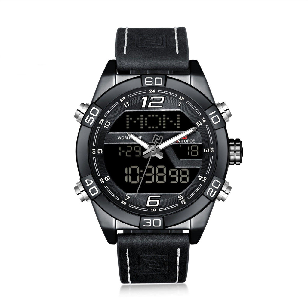 Naviforce Analog Digital Waterproof Watch For Men 9128