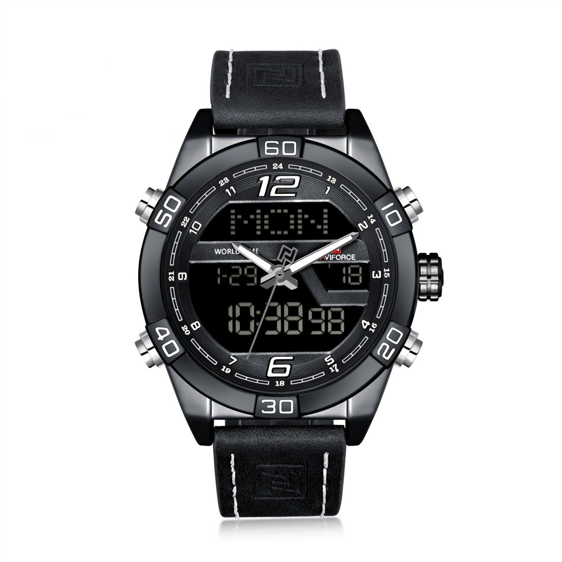 Naviforce Analog Digital Waterproof Watch For Men 9128