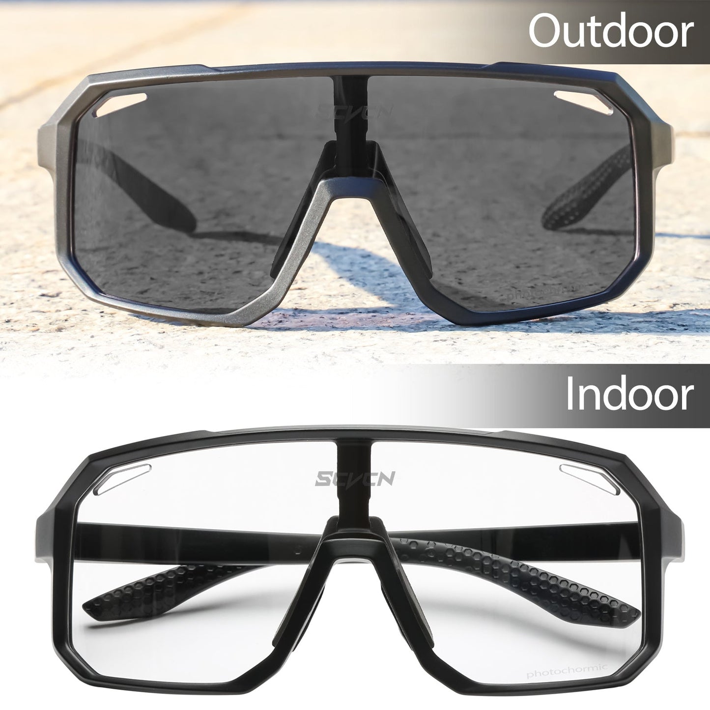 Classic Racing Cycling Glasses – Photochromic Outdoor Eyewear