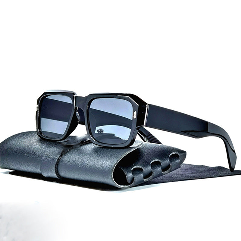Square Shaped Vintage Luxury Sunglasses for Men