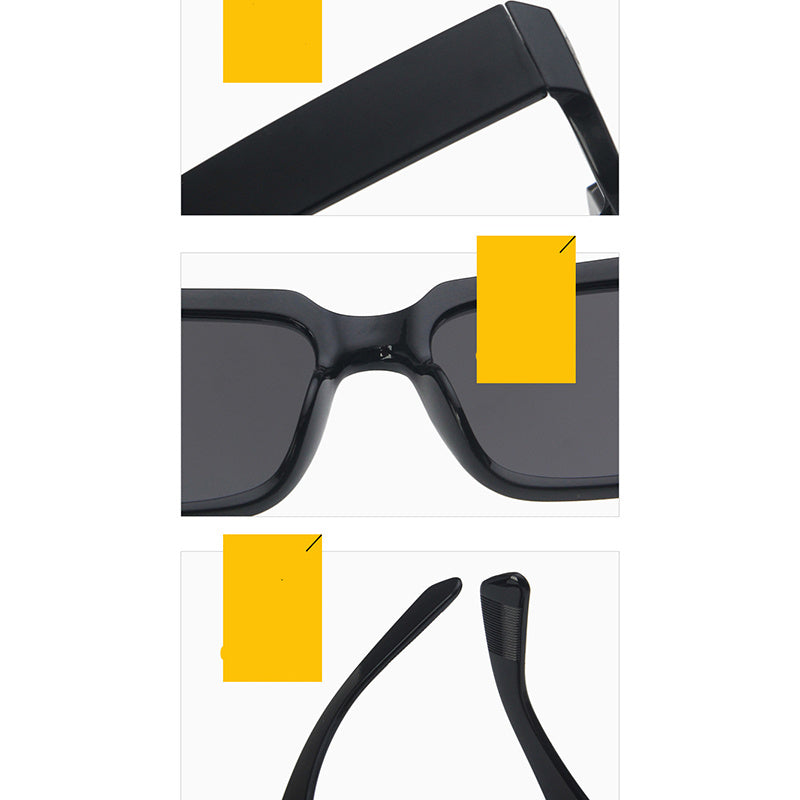 Square Shaped Vintage Luxury Sunglasses for Men