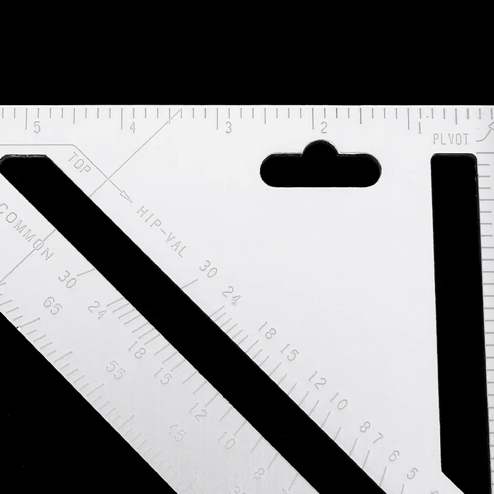 Double Side Scale Triangle Measurement Hand Tool