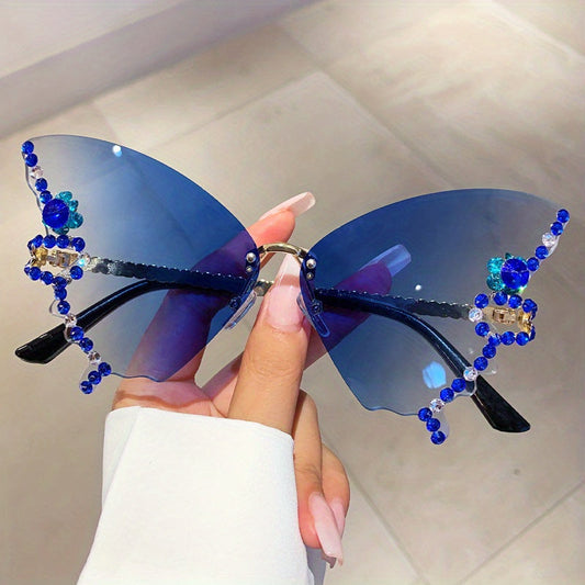 Butterfly Fashion Glasses – Trendy Sunshade for Beach & Party