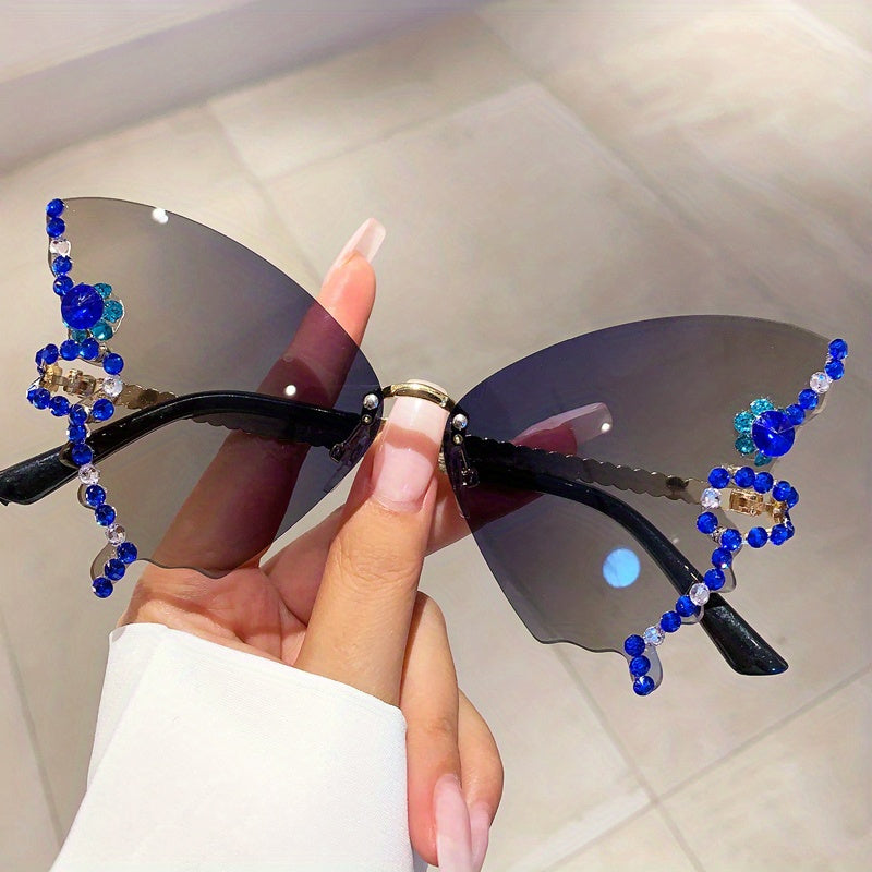 Butterfly Fashion Glasses – Trendy Sunshade for Beach & Party