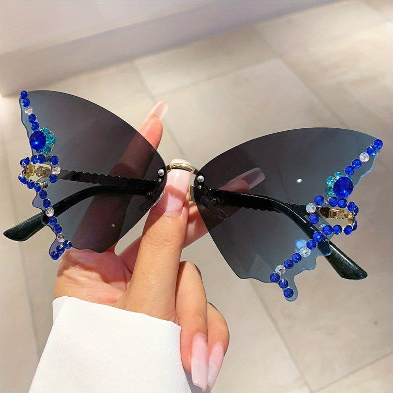 Butterfly Fashion Glasses – Trendy Sunshade for Beach & Party
