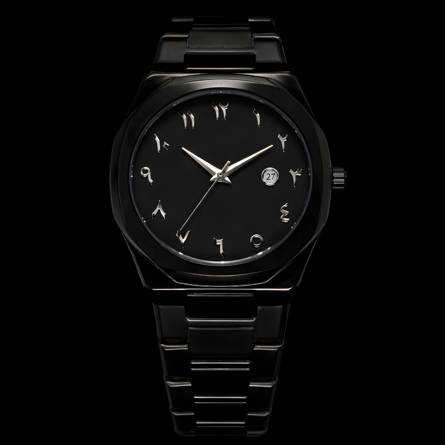 EQUES ARABIC SILVER METAL BLACK