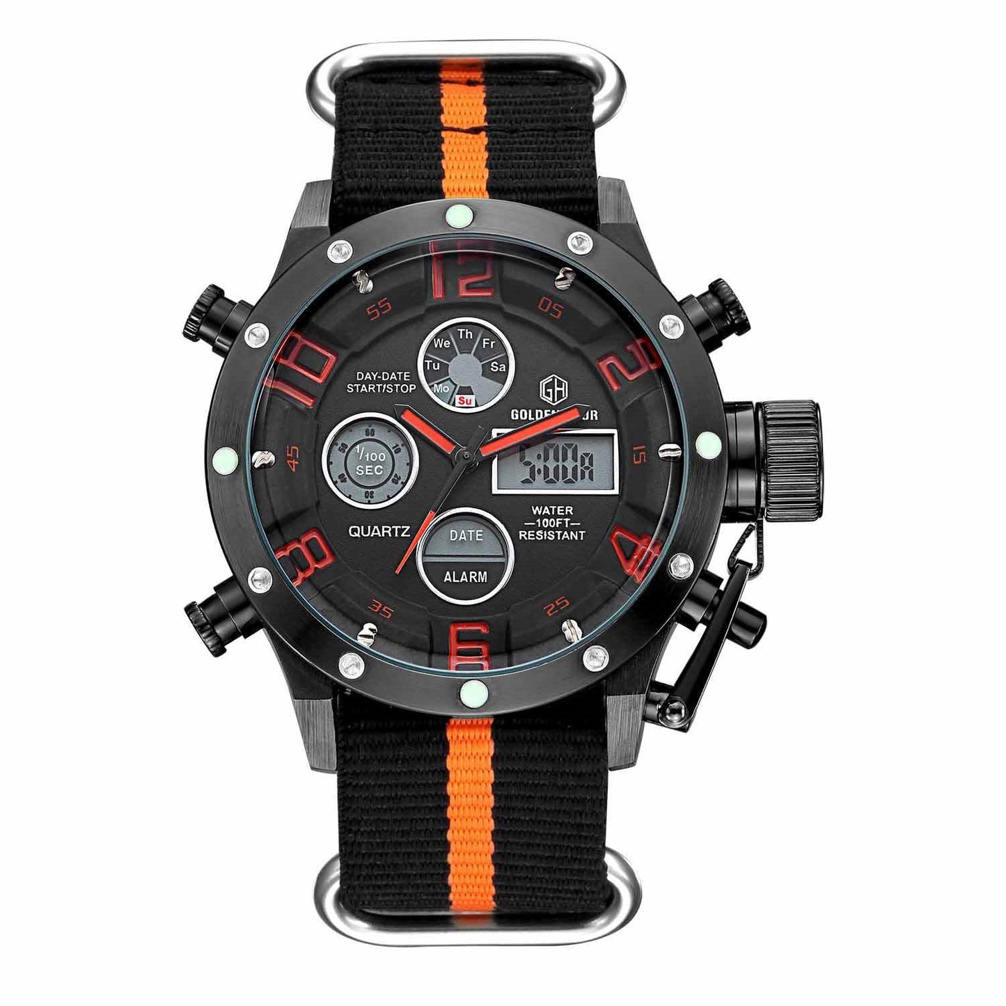 Golden Hour Sports Watch For Men