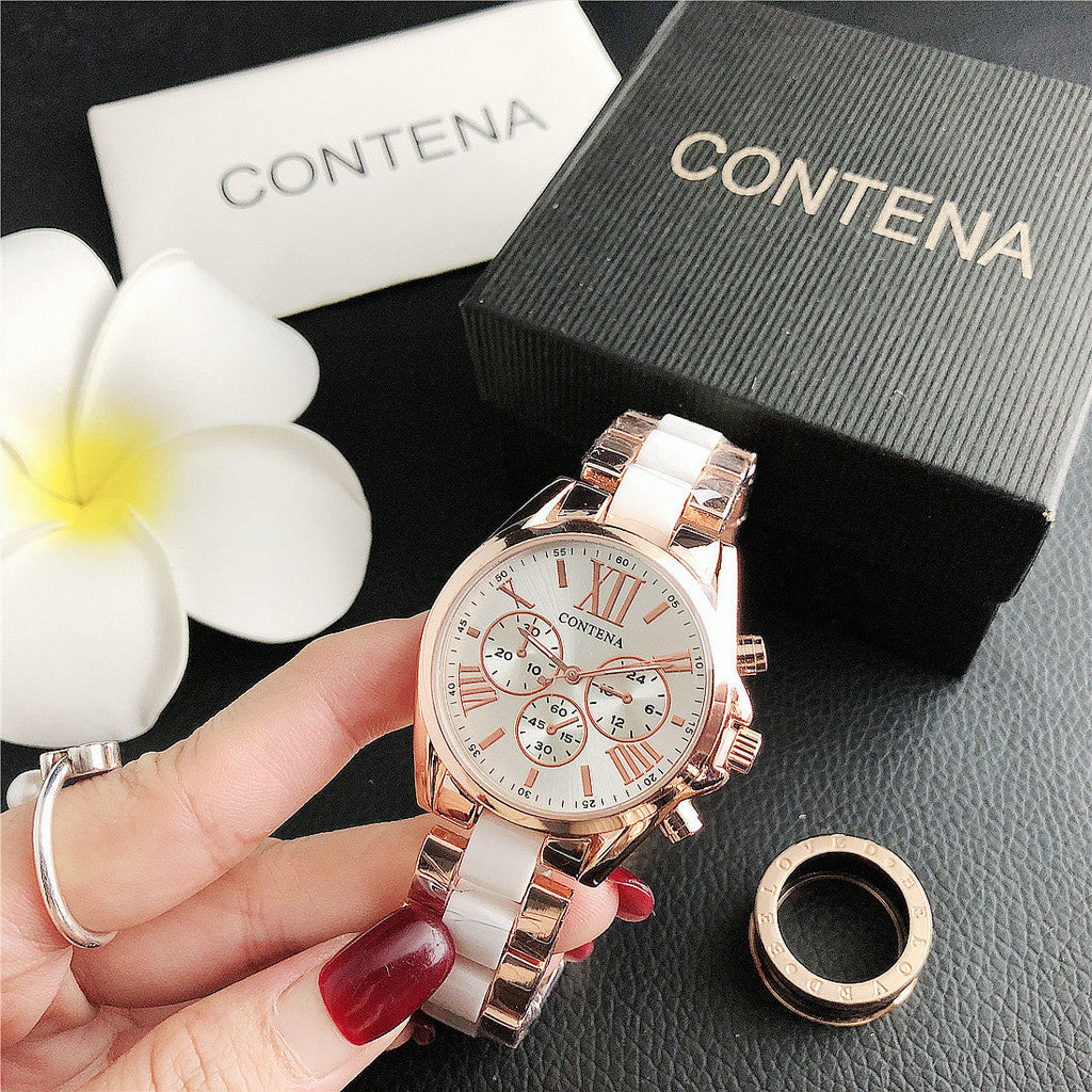 Women's Quartz Business Watch – Minimalist Korean-Style Dial