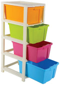 Multipurpose Modular Drawer Organizer Storage Box - 4 Layers