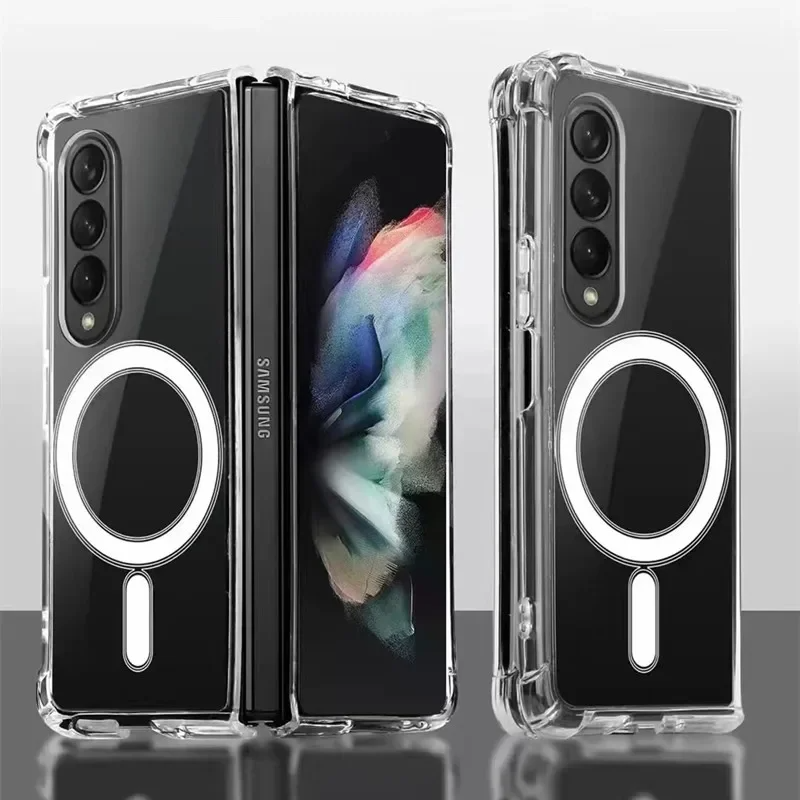 Transparent magafe case