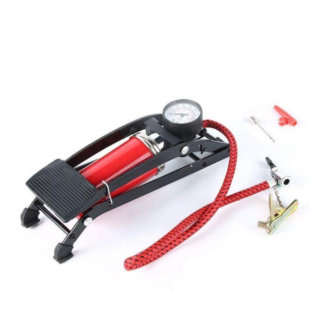 High Pressure Deluxe/Strong Foot Pump For Bicycle, Car, Bike 