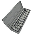 '-10 pc, 6 pt. 3/8 in. Drive Standard Socket Wrench Set 