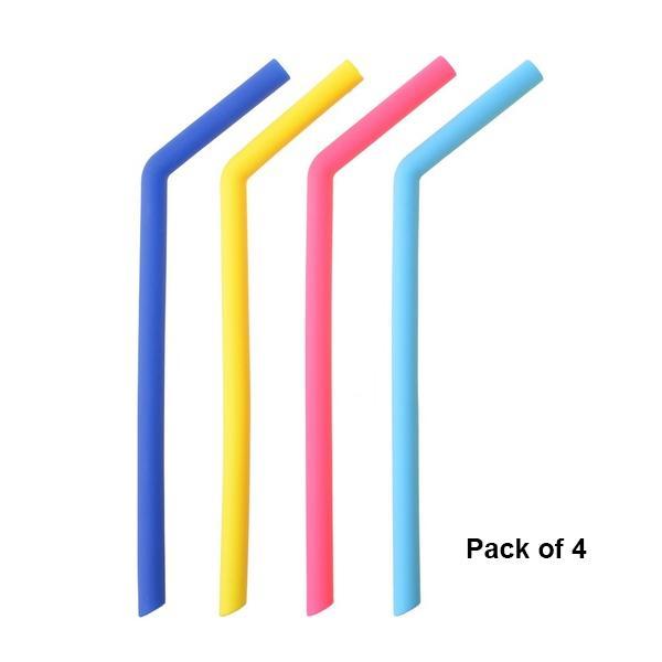 Food Grade Silicone Straws (4pcs)