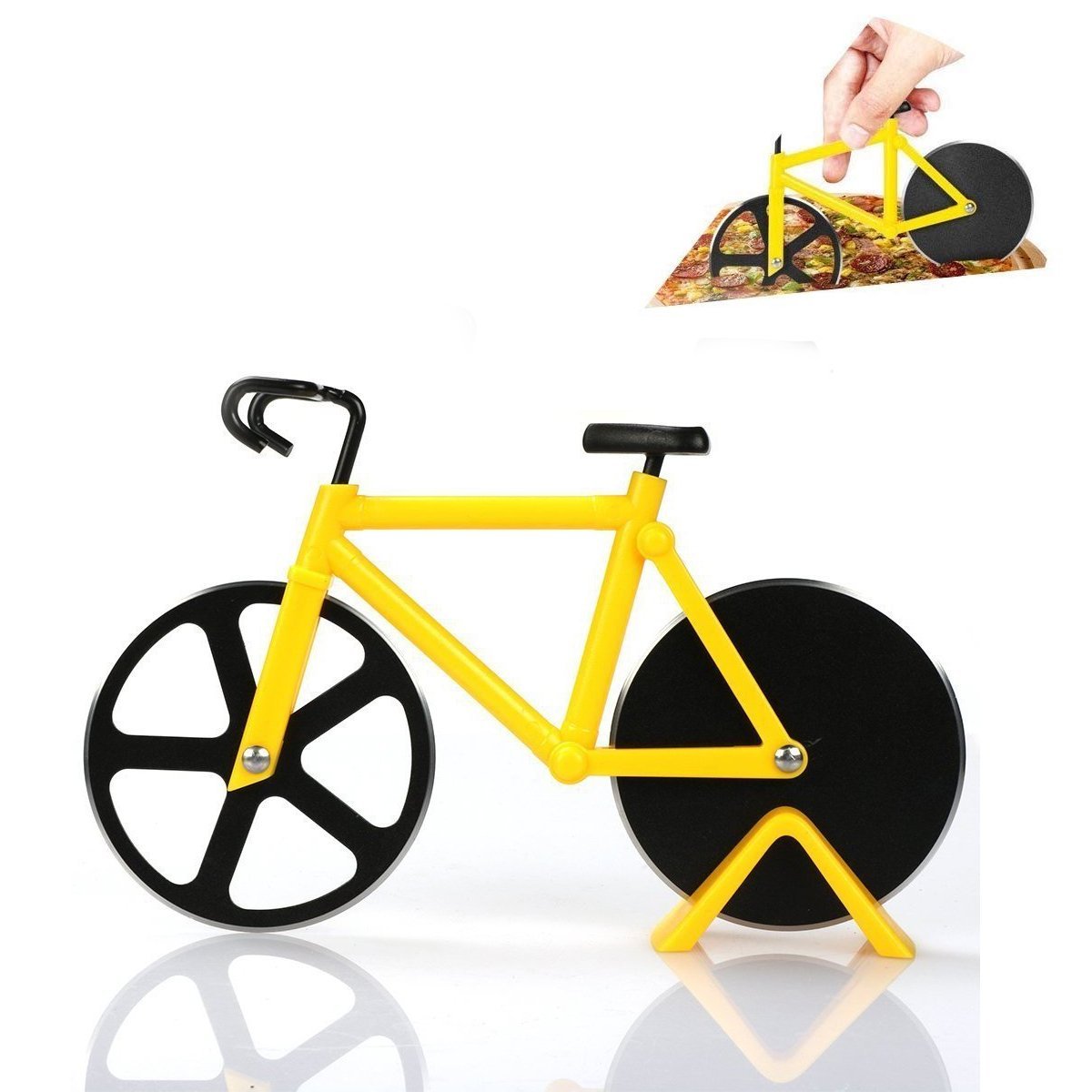 stainless steel Bicycle shape Pizza cutter