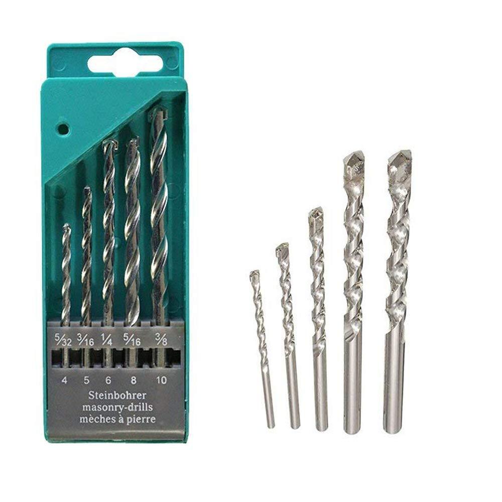 Metal Drill Bit Set (Multicolor, 5-Piece) 