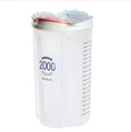 Kitchen Storage - Transparent Sealed Cans/Jars/Storage Box 4 Section